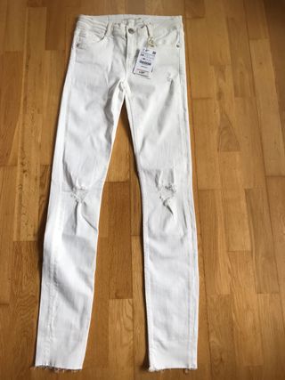 Pantalon de chica blanco