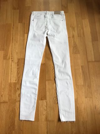 Pantalon de chica blanco