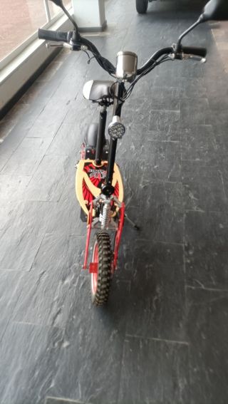 Lote de 2 motos y 6 patinetes