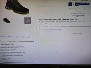 Zapato de seguridad marca Anibal