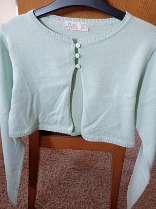 Casaco malha algodão criança 13/14 anos