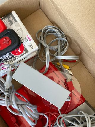 Wii roja completa con juegos