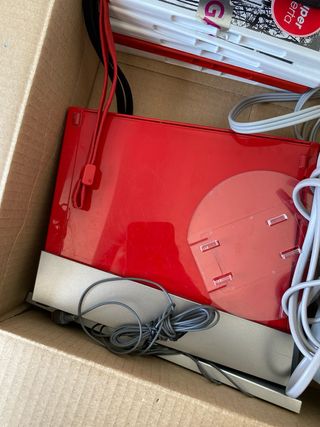 Wii roja completa con juegos