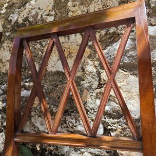 ✅Conjunto de 6 sillas de caoba y punto de⭐⭐⭐⭐⭐