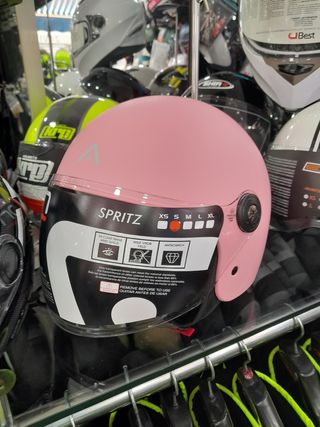 Casco Jet rosa OFERTON 