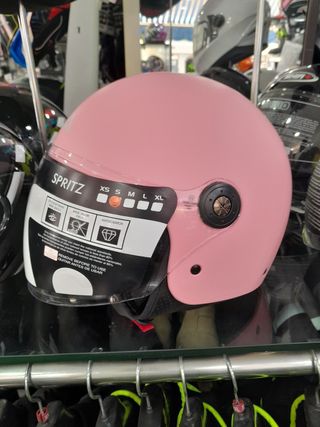 Casco Jet rosa OFERTON 