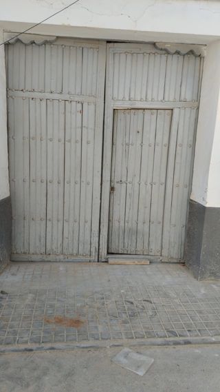 Portada antiguade madera. Gran tamaño 