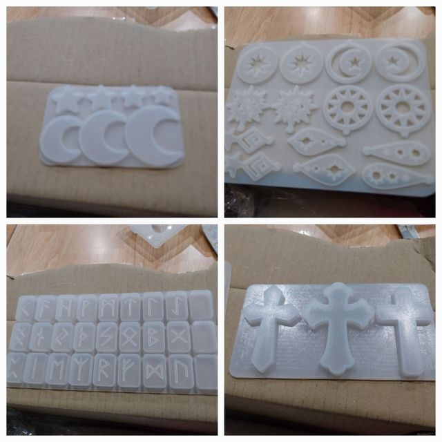 68 moldes para resina (con accesorios)