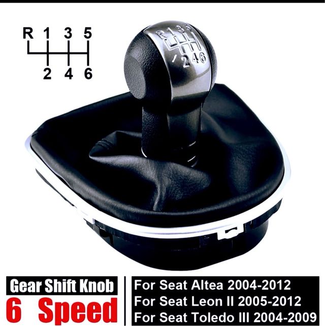 Pomo palanca cambios Seat Leon II 6 vel
