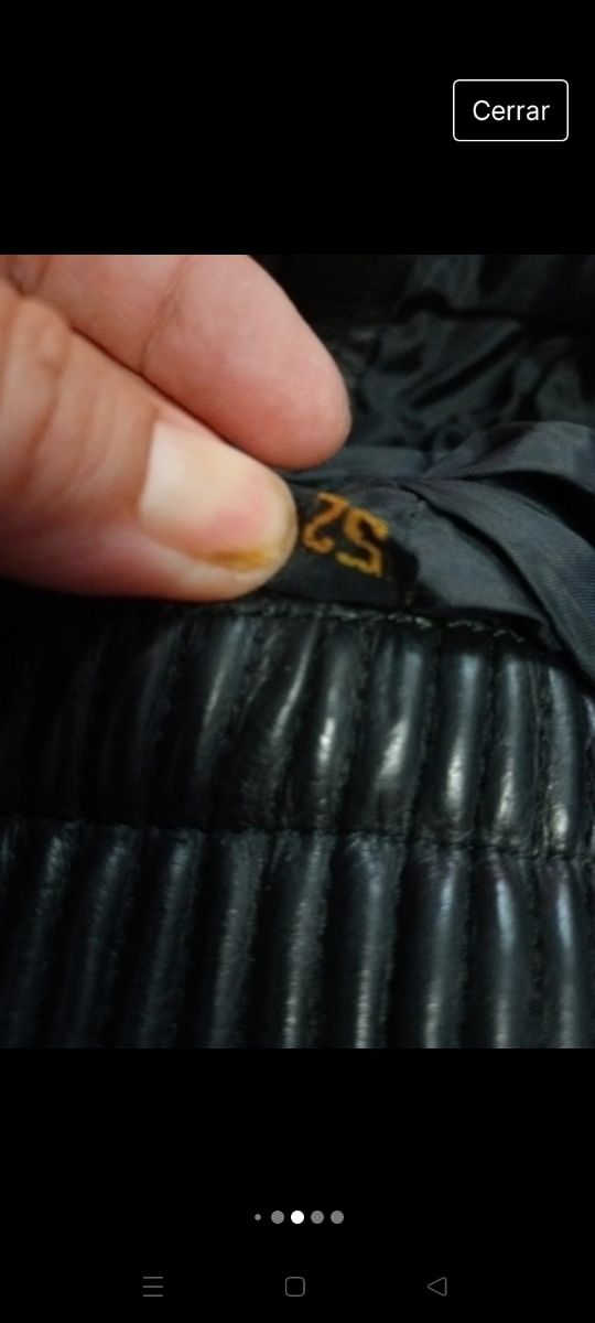 Pantalón moto cuero miline 