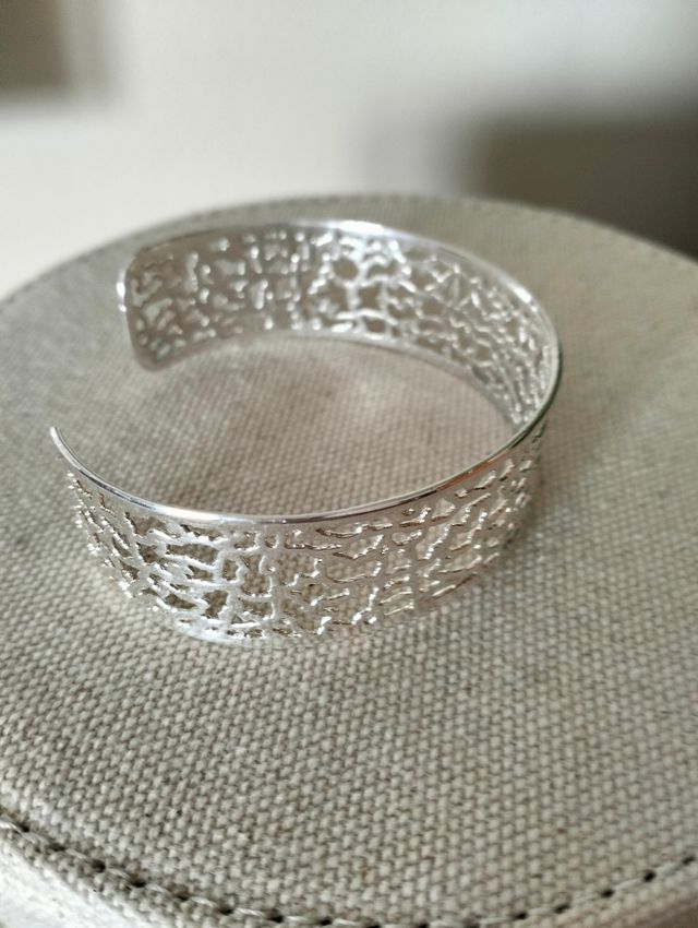 Brazalete/ pulsera de plata