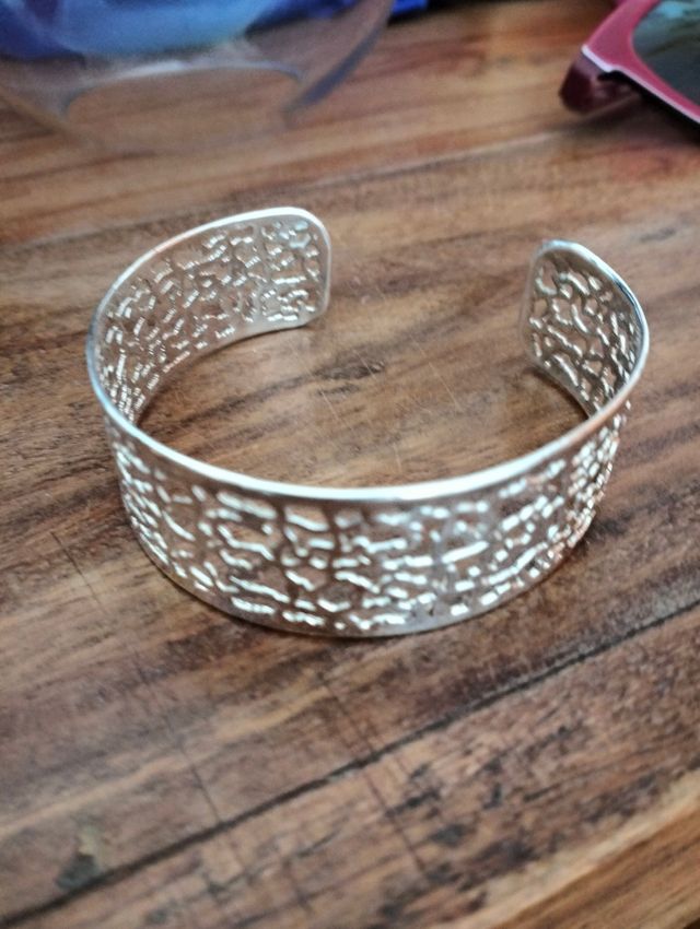 Brazalete/ pulsera de plata