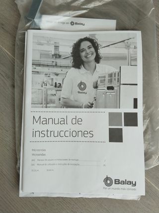 Microondas integrable BALAY acero inox.