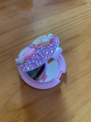 Espejo bolsillo rosa kawaii