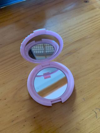 Espejo bolsillo rosa kawaii