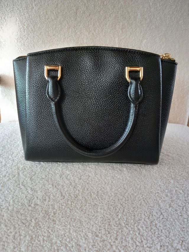 Borsa a mano in pelle nera Michael Kors