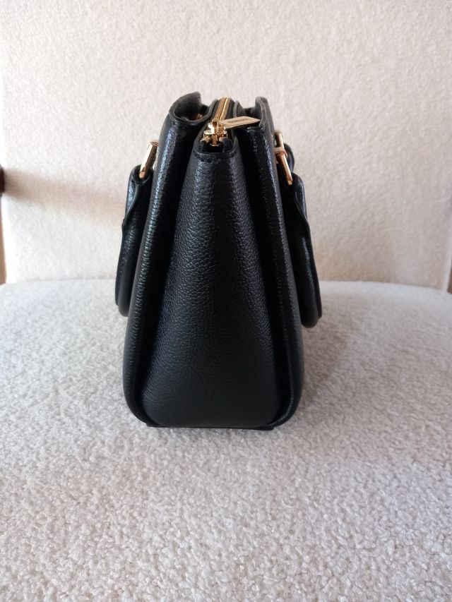 Borsa a mano in pelle nera Michael Kors