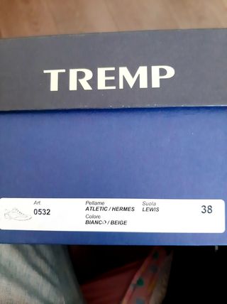 Zapatos TREMP cordones.T-39 (25cm).Nuevo