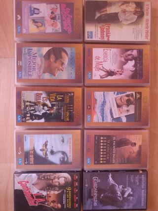 VHS lote 10 películas