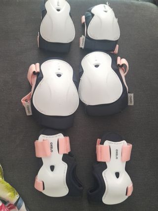 Protectores y rodilleras niña 👧 6-10 años