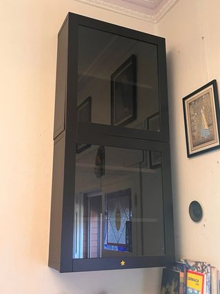 Vitrinas negras BESTA IKEA infustrial/moderno