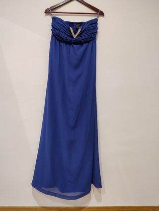 Vestido de ceremonia azul