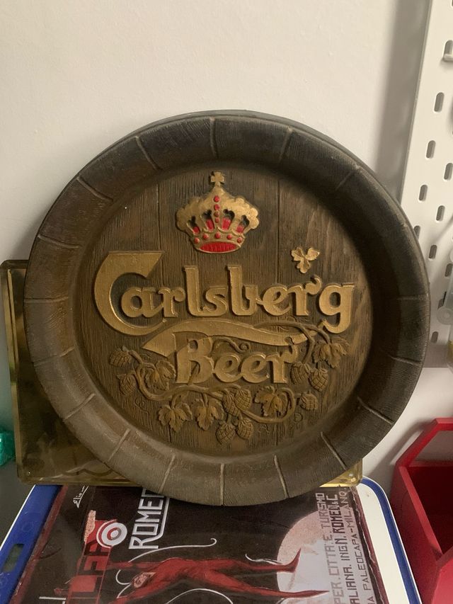 Insegna Carlsberg botte 