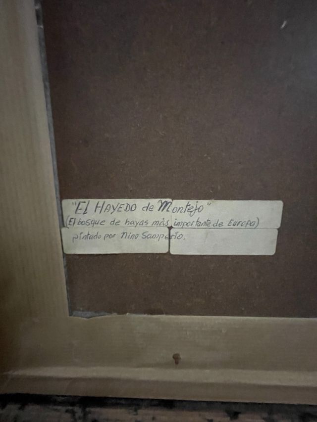 Óleo de Miguel Ángel Sampeiro