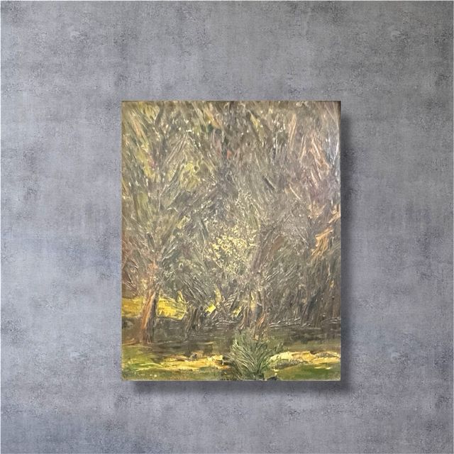 Óleo de Miguel Ángel Sampeiro