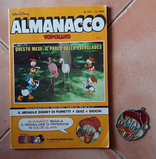 Disney Almanacco Topolino N° 312 Con Medaglione