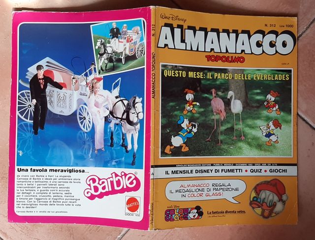 Disney Almanacco Topolino N° 312 Con Medaglione