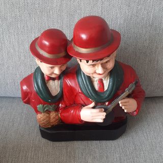 FIGURA PORCELANA EL GORDO Y EL FLACO 