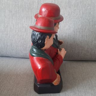 FIGURA PORCELANA EL GORDO Y EL FLACO 