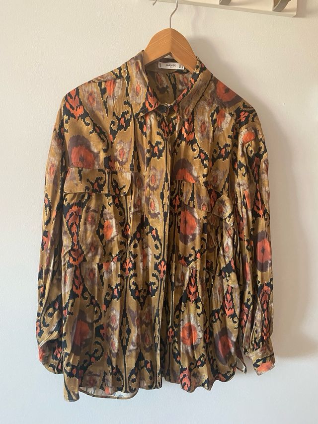 Conjunto blusa y falda Mango M