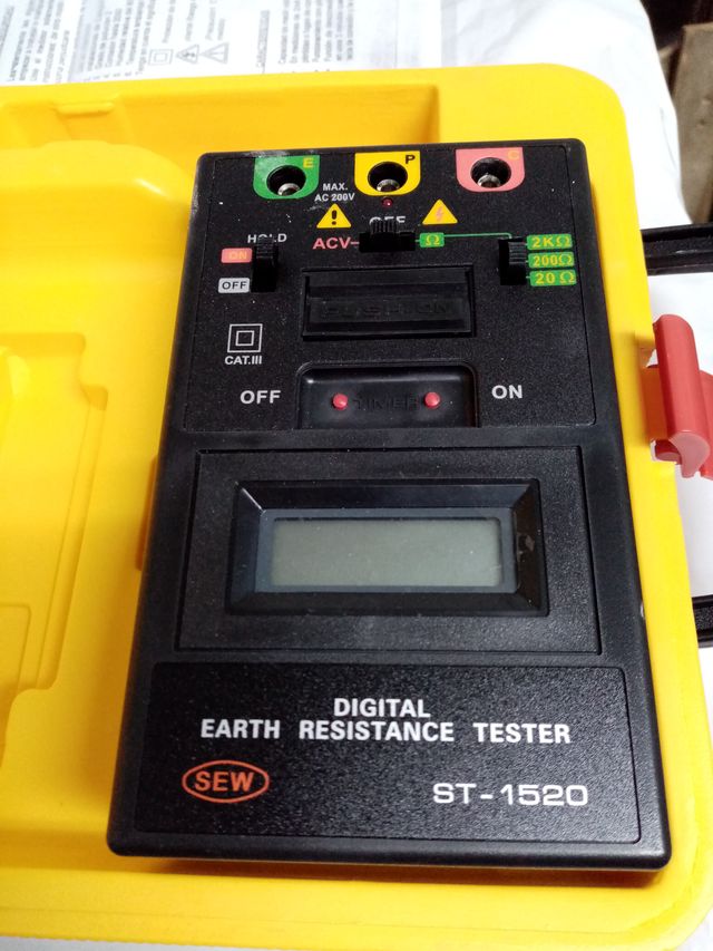 Medidor tomas de tierra