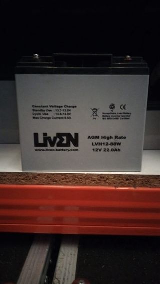 Batería Liven AGM 12V 22Ah (Scooter / Silla)