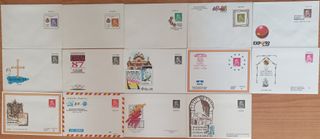 14 Enteros postales conmemorativos España siglo XX