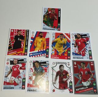 9 cromos de fútbol UEFA euro2024 Germany