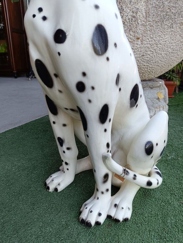 Figura perro cerámica