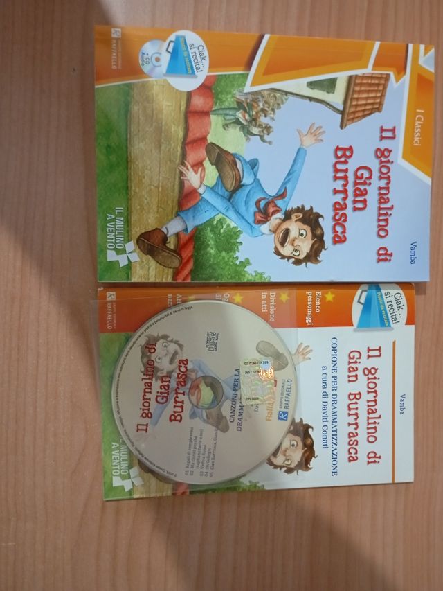 Libro "Il giornalino di Gian Burrasca"+Copione+CD