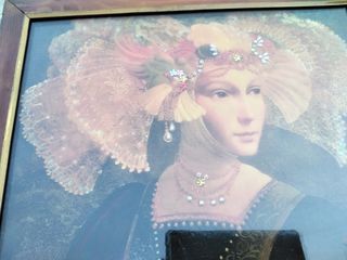 Qadro fatto a mano  cornice legno 