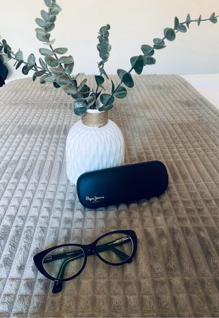 Montura de gafas vintage negras