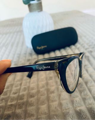 Montura de gafas vintage negras