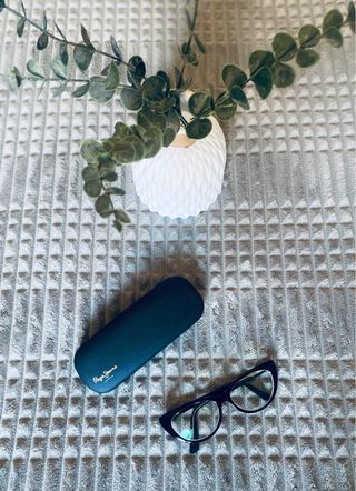 Montura de gafas vintage negras