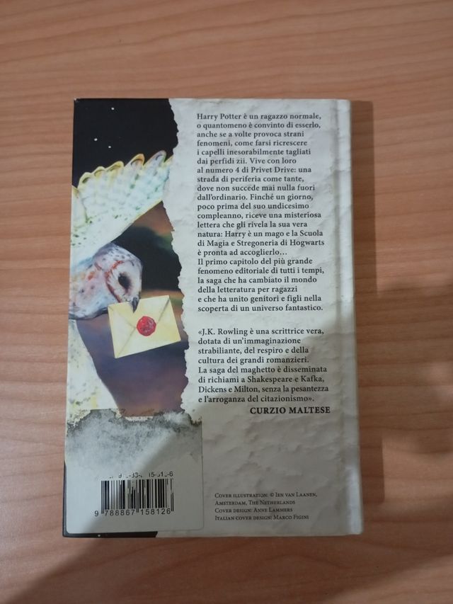 Libro "Harry Potter Ela pietra filosofale"