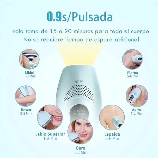 Depiladora IPL yelimina acné