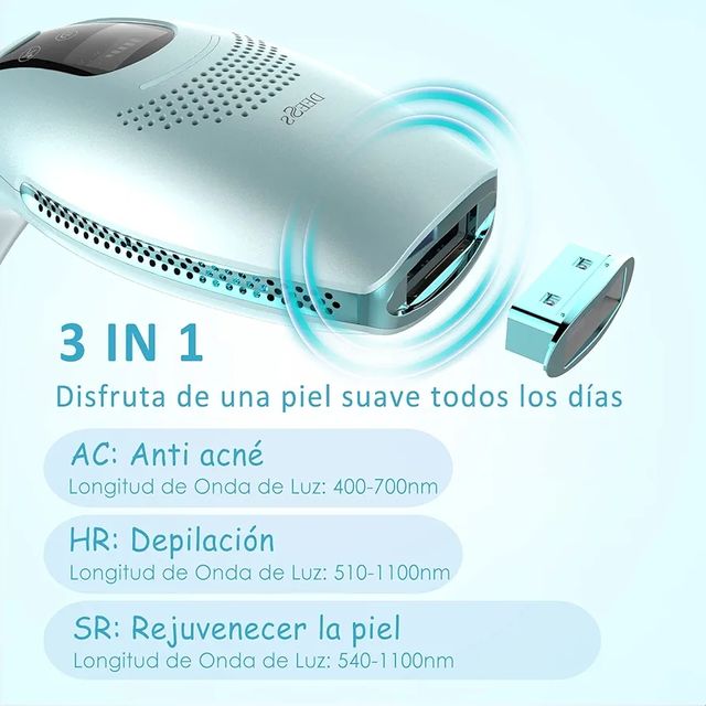 Depiladora IPL yelimina acné