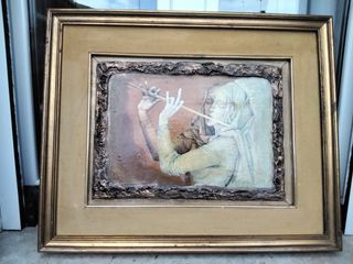 Qadro fatto a mano cornice legno 