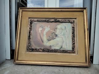 Qadro fatto a mano cornice legno 