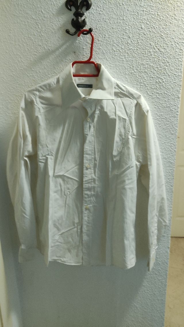 Camisa blanca traje Hombre. XL